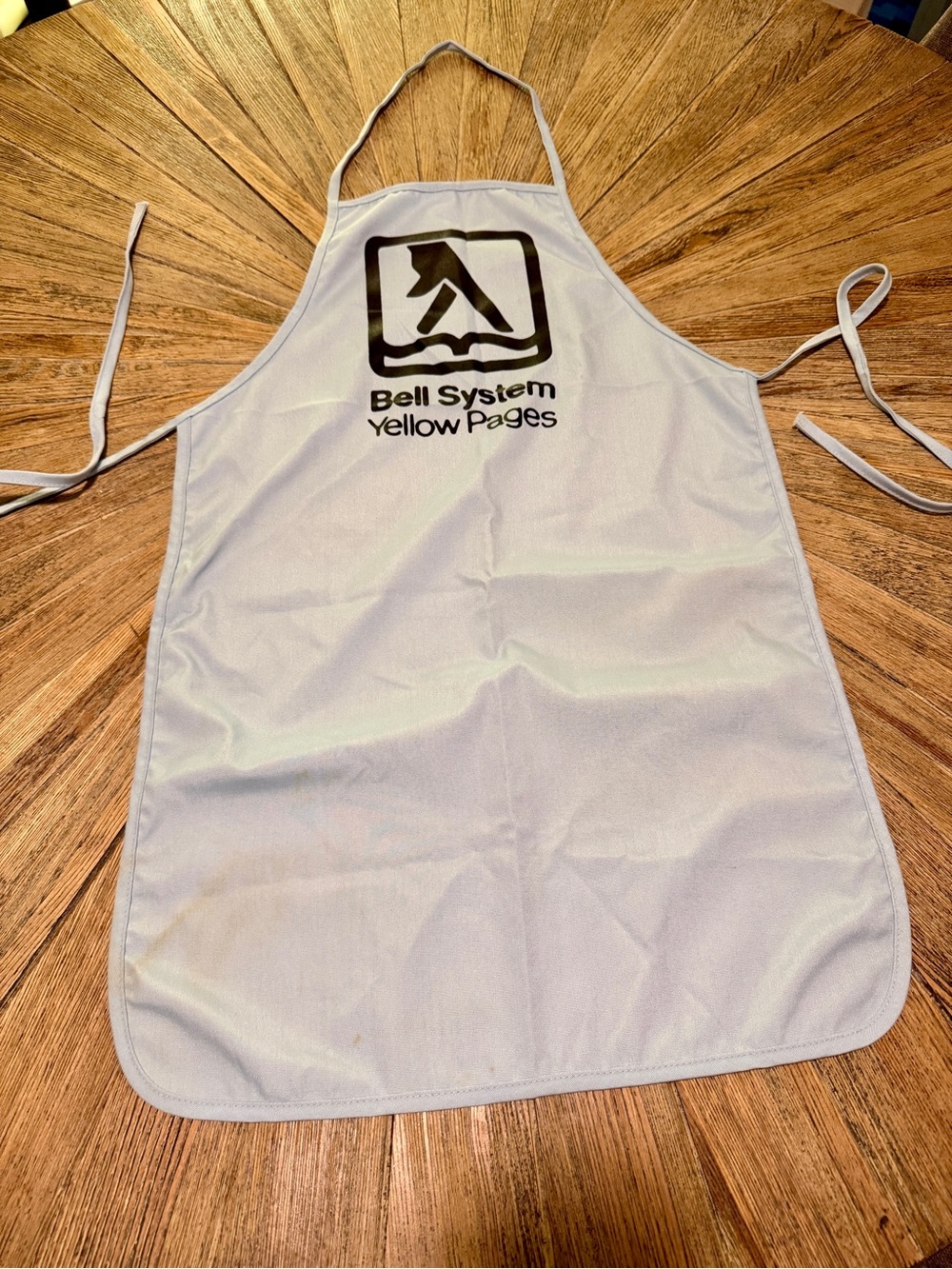 Vintage Bell System Yellow Pages Advertising Apron Walking Fingers USA Promo